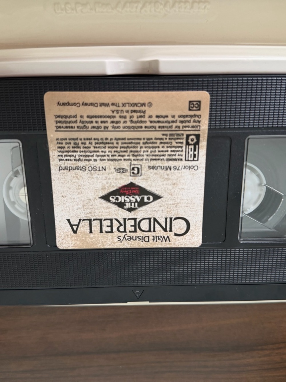 1988 The Classics Cinderella VHS - Picture 10 of 11